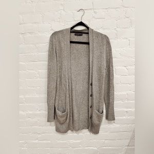 ATMOSPHERE cashmere gray cardigan US Sz 10